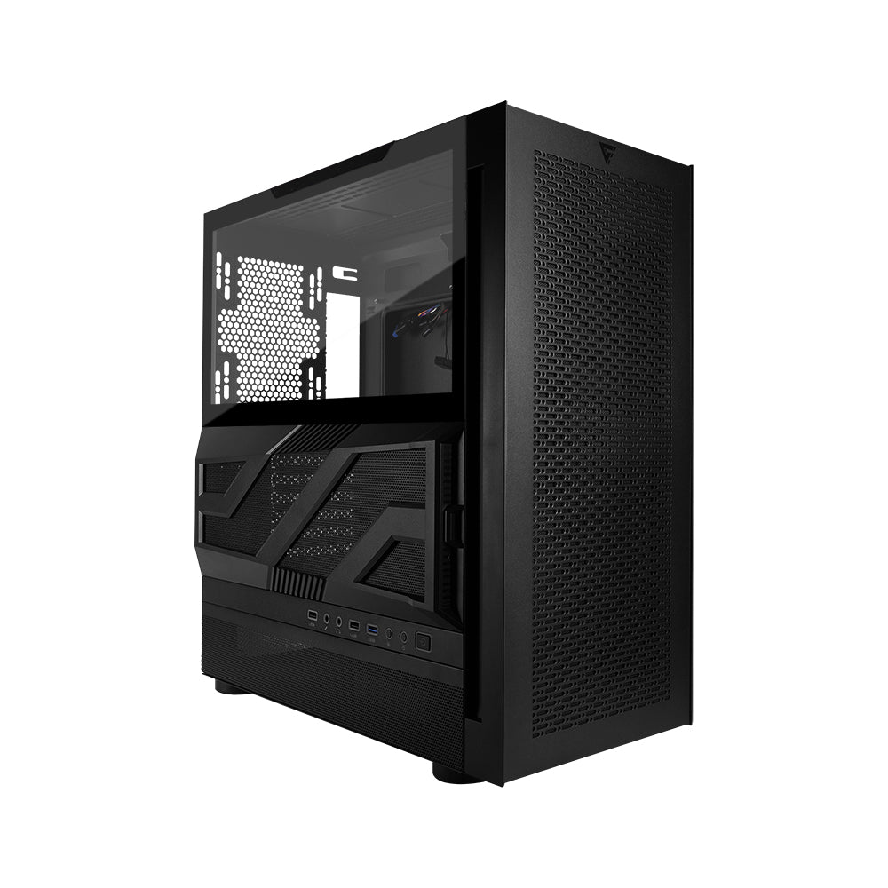 GABINETE GAME FACTOR ATX CRISTAL USB 3.0 INT. LAT/RGB S/FTE CSG800 BK GABINETE GAME FACTOR ATX CRISTAL USB 3.0 INT. LAT/RGB S/FTE CSG800 BK